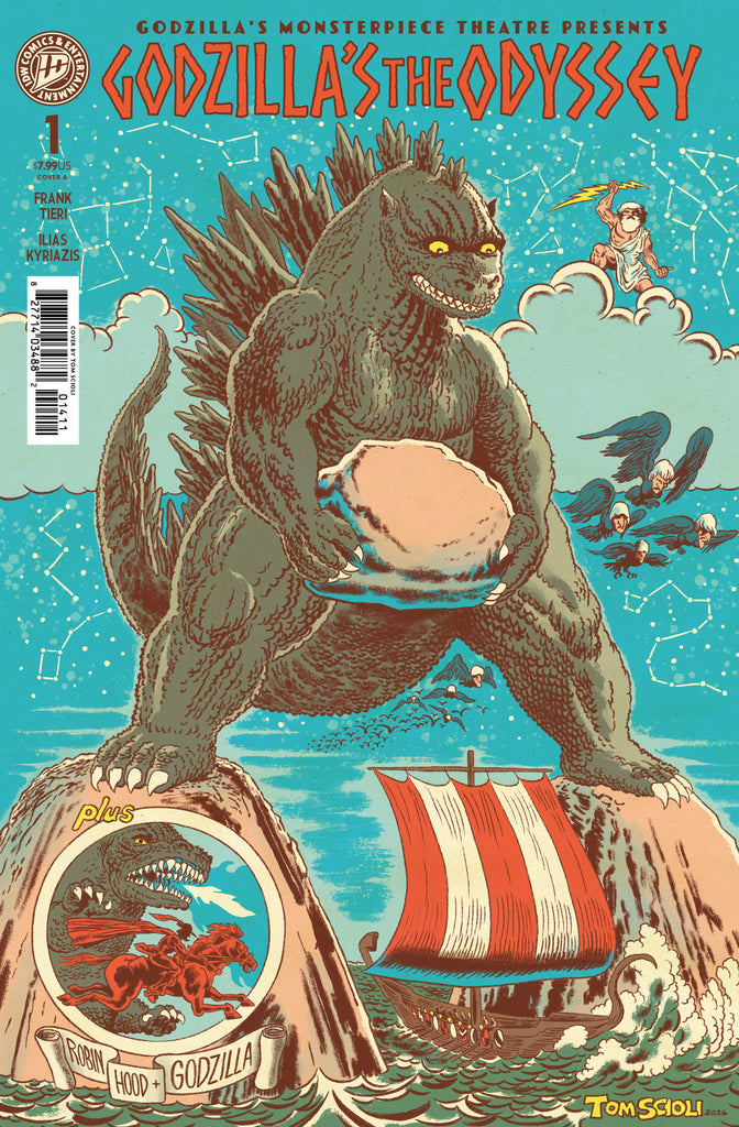Godzilla’s Monsterpiece Theatre Presents: Godzilla’s The Odyssey Cover A (Scioli)