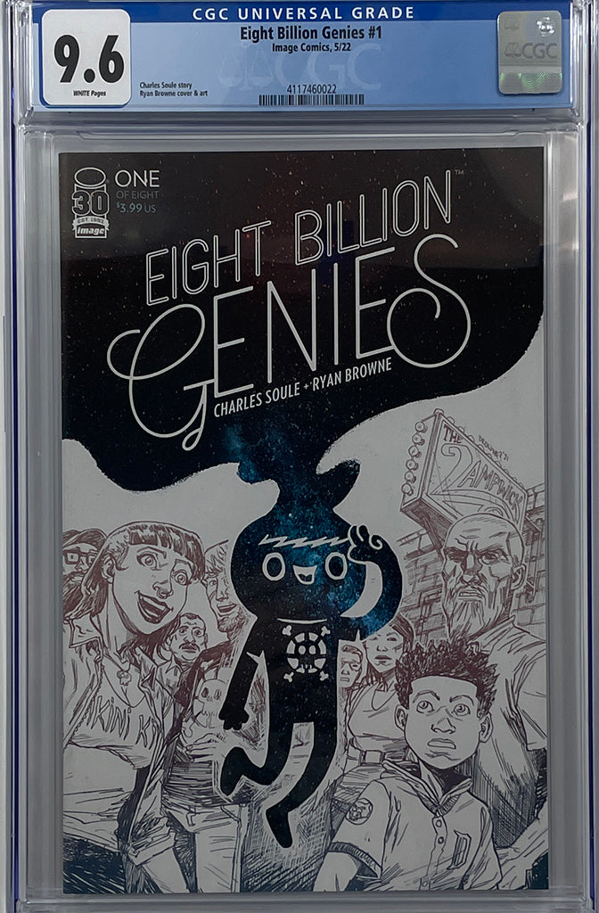 EIGHT BILLION GENIES #1 (OF 8) | COVER A | BROWNE | CGC 9.6