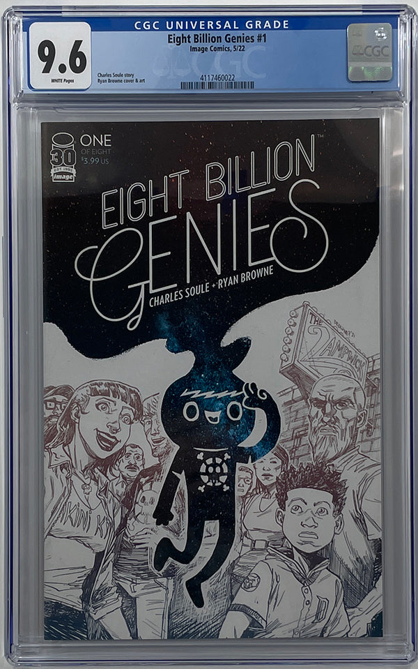 EIGHT BILLION GENIES #1 (OF 8) | COVER A | BROWNE | CGC 9.6
