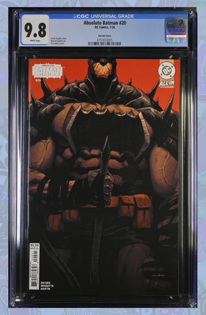 Absolute Batman #20 Cover B Kris Anka Card Stock Variant | CGC 9.8