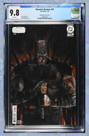 Absolute Batman #20 Cover E 1:25 Ratio Martin Simmonds | CGC 9.8