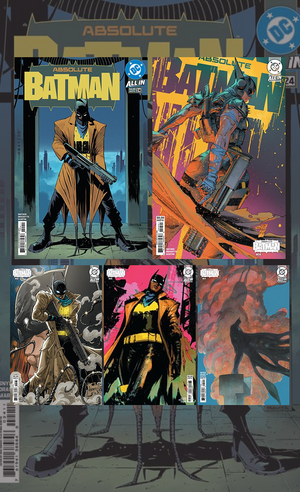 Absolute Batman #24 | Cover A, B, C, D, E (1:25 Ratio) | 5 Book Bundle
