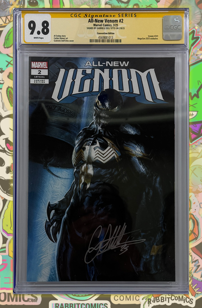 ALL-NEW VENOM #1 | MEGACON DELL OTTO VARIANT | SIGNED BY DELL OTTO | CGC SS 9.8