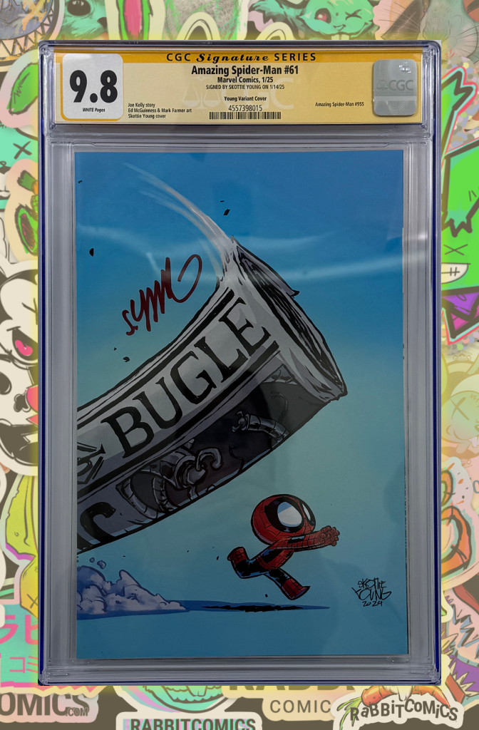 AMAZING SPIDER-MAN #61 | SKOTTIE YOUNG 1:25 RATIO VIRGIN VARIANT | CGC SS 9.8