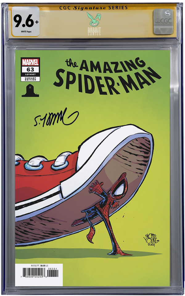 AMAZING SPIDER-MAN #63 | SKOTTIE YOUNG 8 DEATHS OF SPIDER-MAN VARIANT | CGC SS 9.6+ | PREORDER