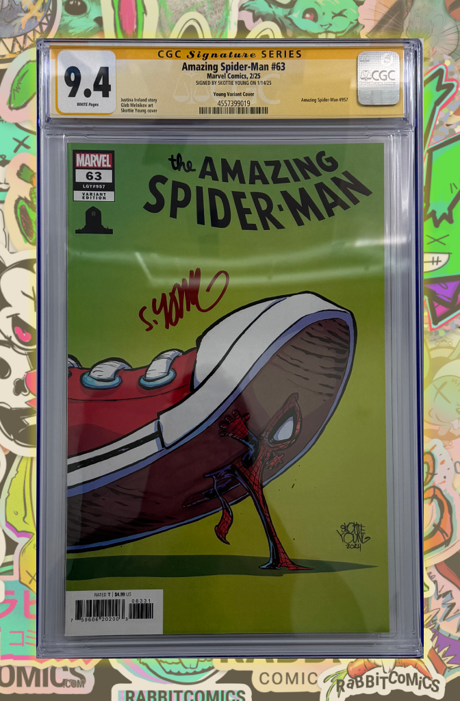 AMAZING SPIDER-MAN #63 | SKOTTIE YOUNG 8 DEATHS OF SPIDER-MAN VARIANT | CGC SS 9.4