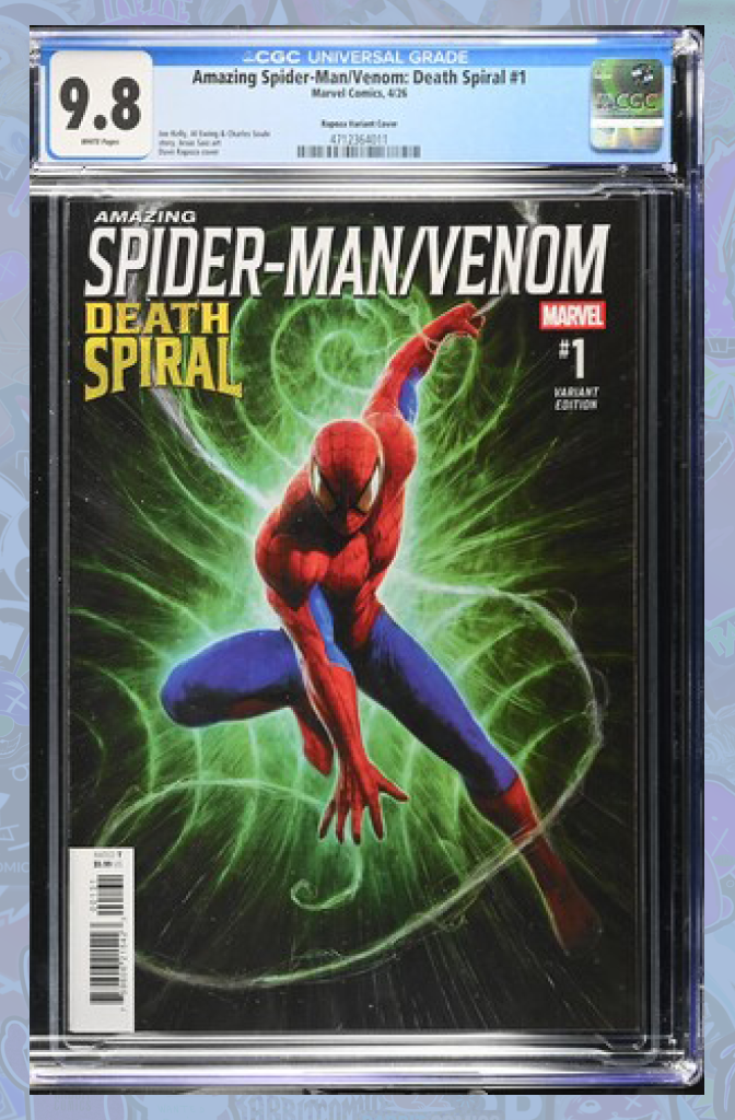 Amazing Spider-Man Venom Death Spiral #1 | Dave Rapoza Spider-Man Variant | CGC 9.8