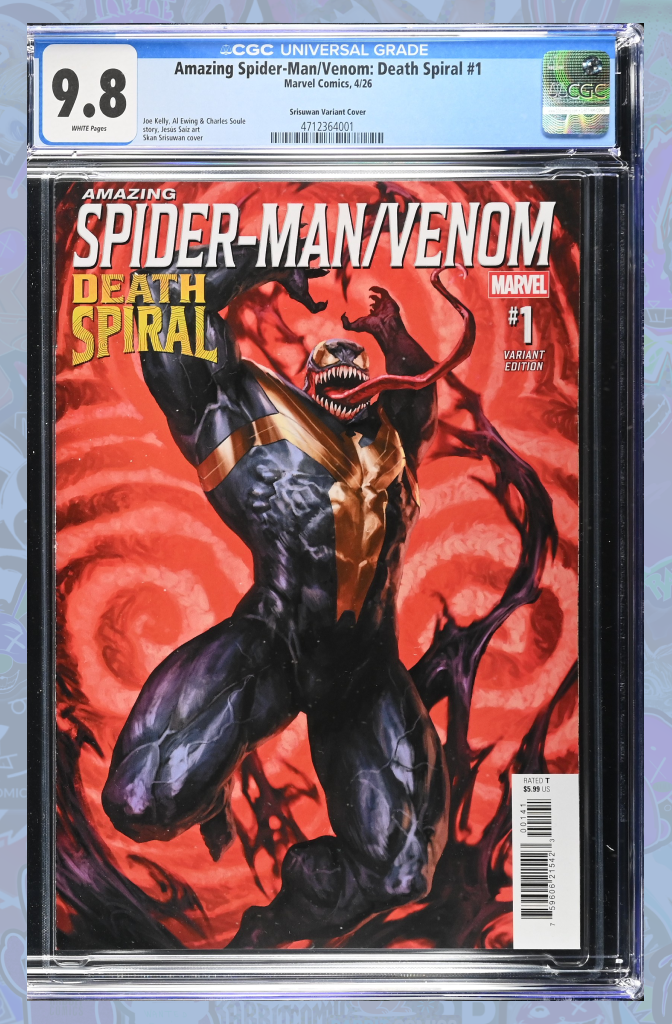 Amazing Spider-Man Venom Death Spiral #1 | Skan Venom Variant | CGC 9.8