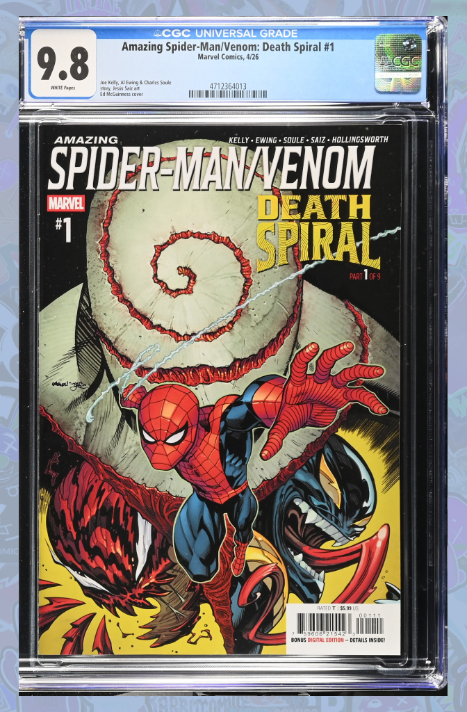 Amazing Spider-Man Venom Death Spiral #1 | Ed McGuinness Charles Soule | CGC 9.8