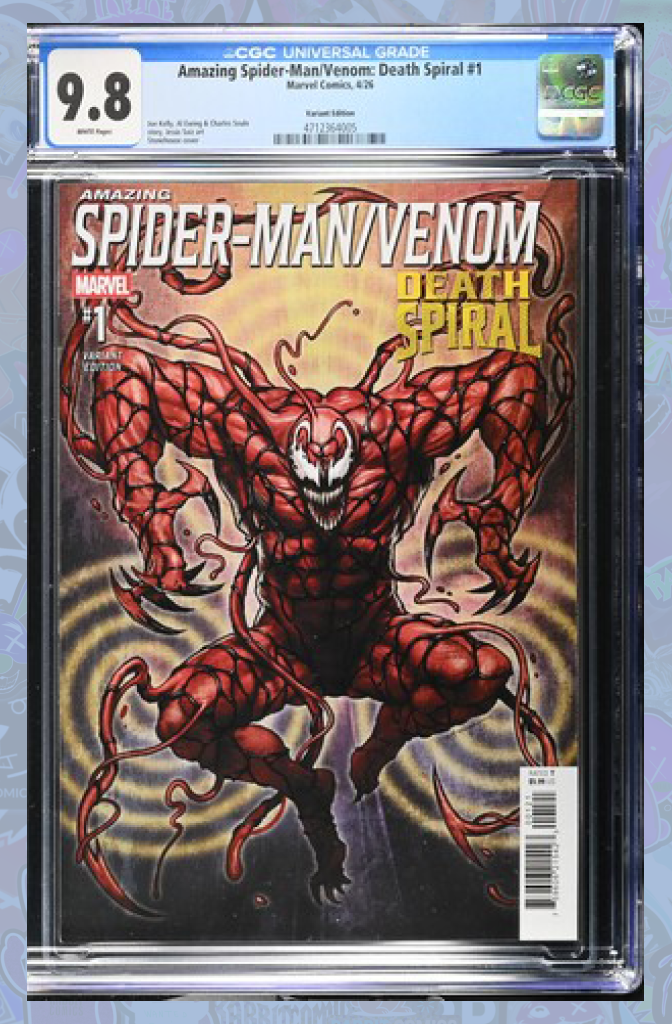 Amazing Spider-Man Venom Death Spiral #1 | Stonehouse Carnage Variant | CGC 9.8