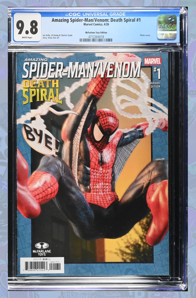 Amazing Spider-Man Venom Death Spiral #1 | McFarlane Toy Variant | CGC 9.8
