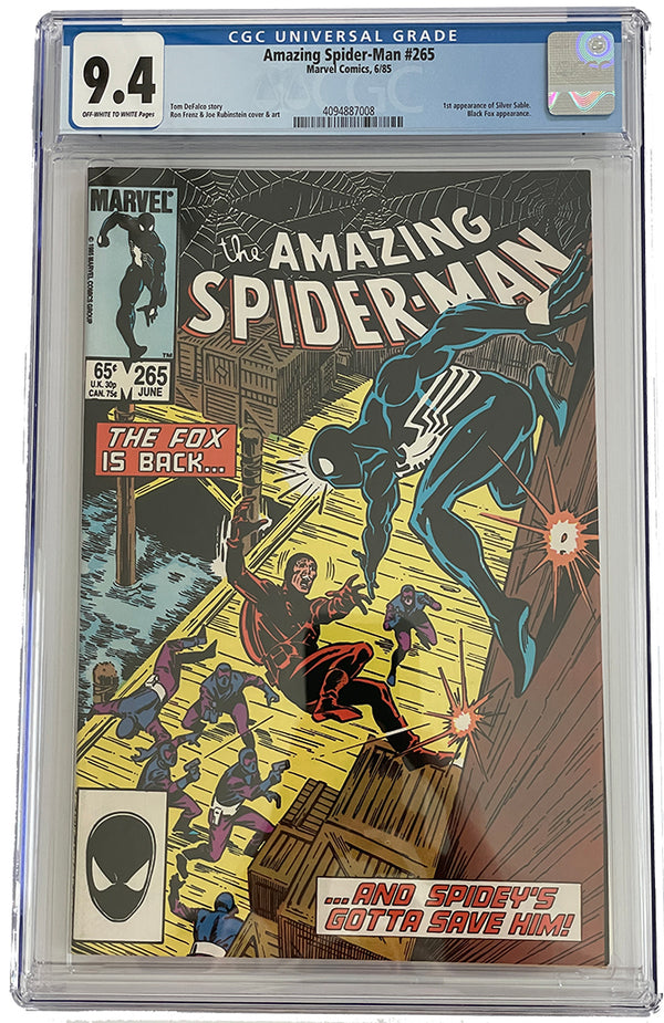 Amazing Spider-Man #265 | 1st App of Silver Sable | CGC 9.4