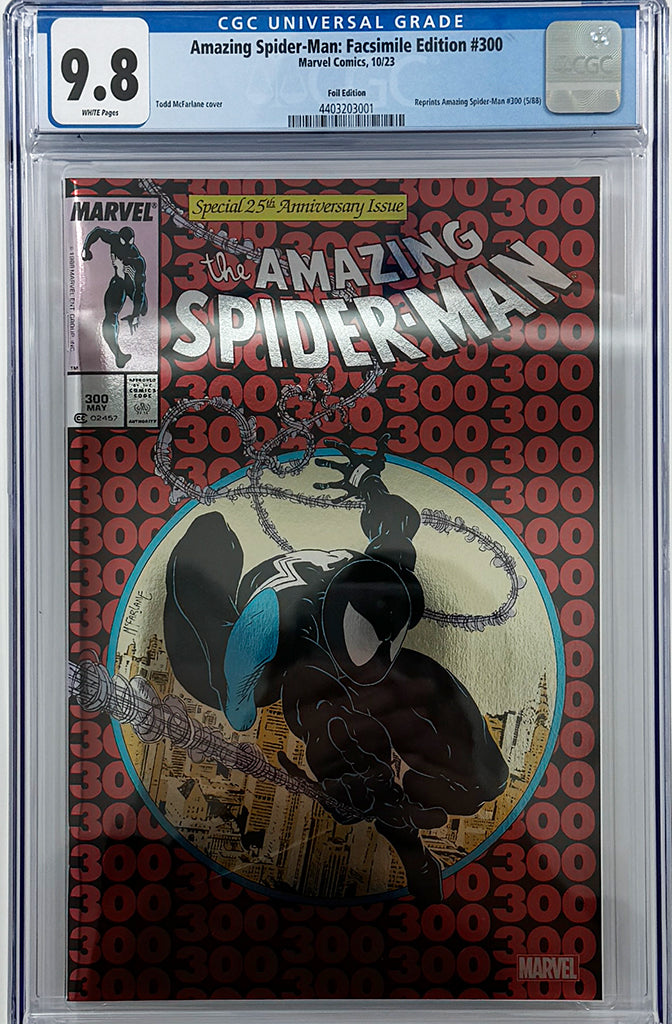 AMAZING SPIDER-MAN #300 | FACSIMILE EDITION FOIL VARIANT | CGC 9.8