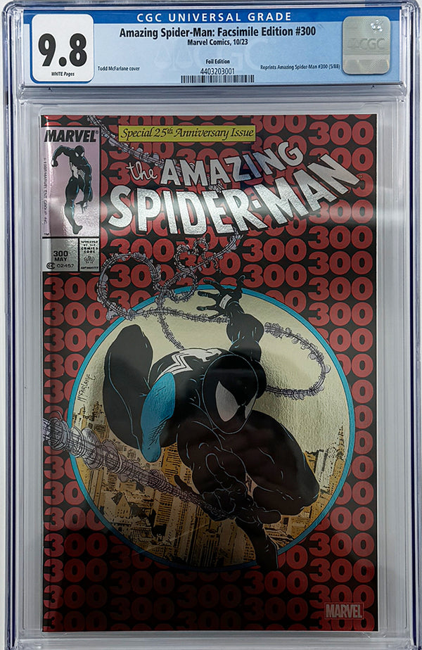 AMAZING SPIDER-MAN #300 | FACSIMILE EDITION FOIL VARIANT | CGC 9.8