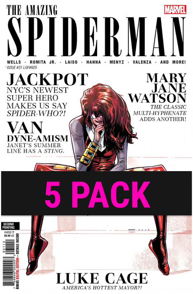 AMAZING SPIDER-MAN #31 | HUMBERTO RAMOS 2ND PRINTING VARIANT | 5 Pack | PRE-ORDER