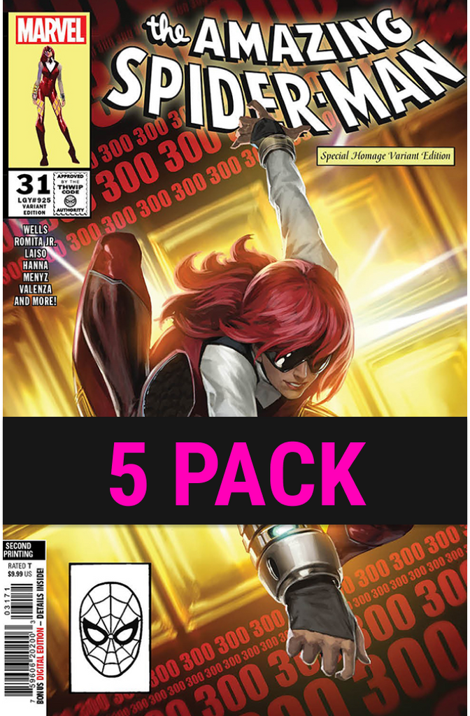 AMAZING SPIDER-MAN #31 | SKAN 2ND PRINTING VARIANT | 5-Pack | PRE-ORDER