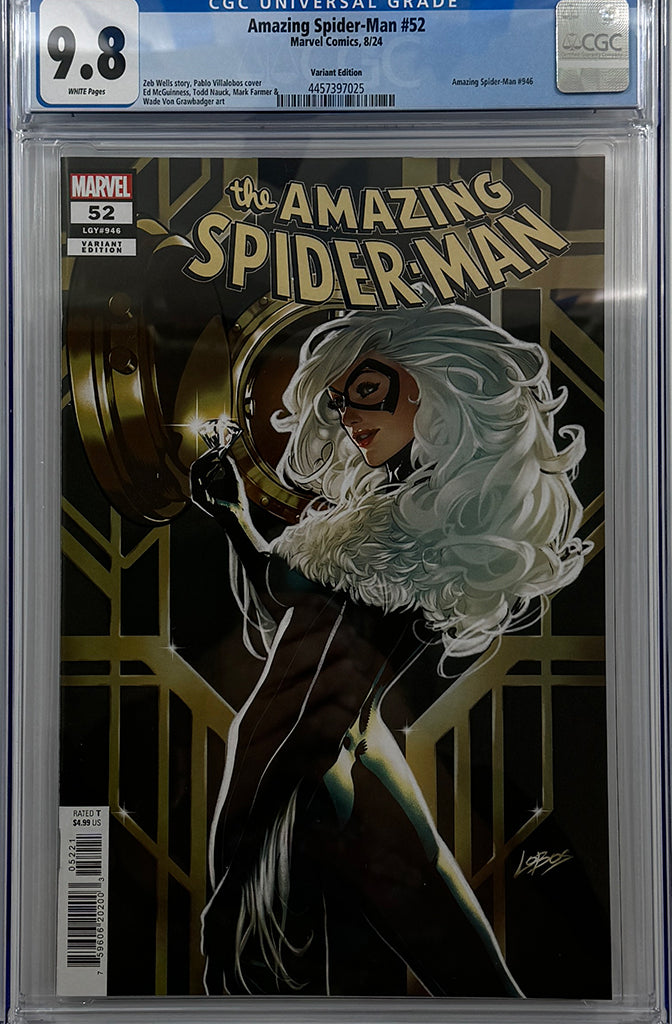 AMAZING SPIDER-MAN #52 |  PABLO VILLALOBOS VARIANT | CGC 9.8