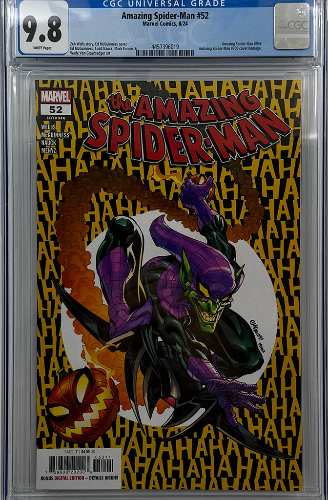 AMAZING SPIDER-MAN #52 |  MAIN COVER | CGC 9.8