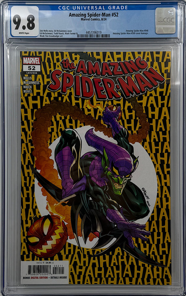 AMAZING SPIDER-MAN #52 |  MAIN COVER | CGC 9.8