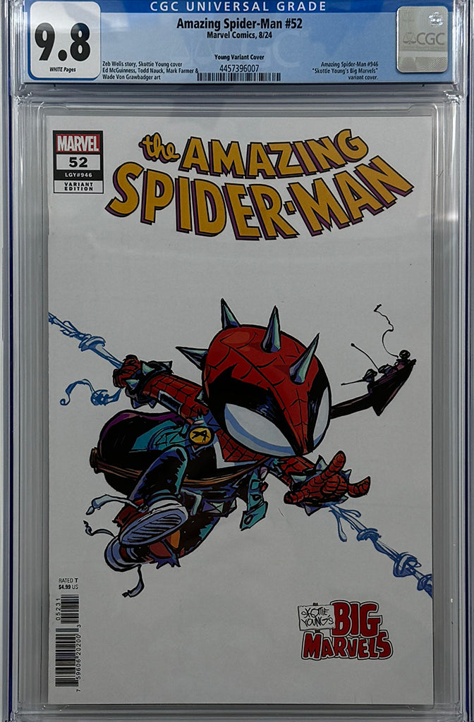 AMAZING SPIDER-MAN #52 | SKOTTIE YOUNG'S BIG MARVEL VARIANT | CGC 9.8