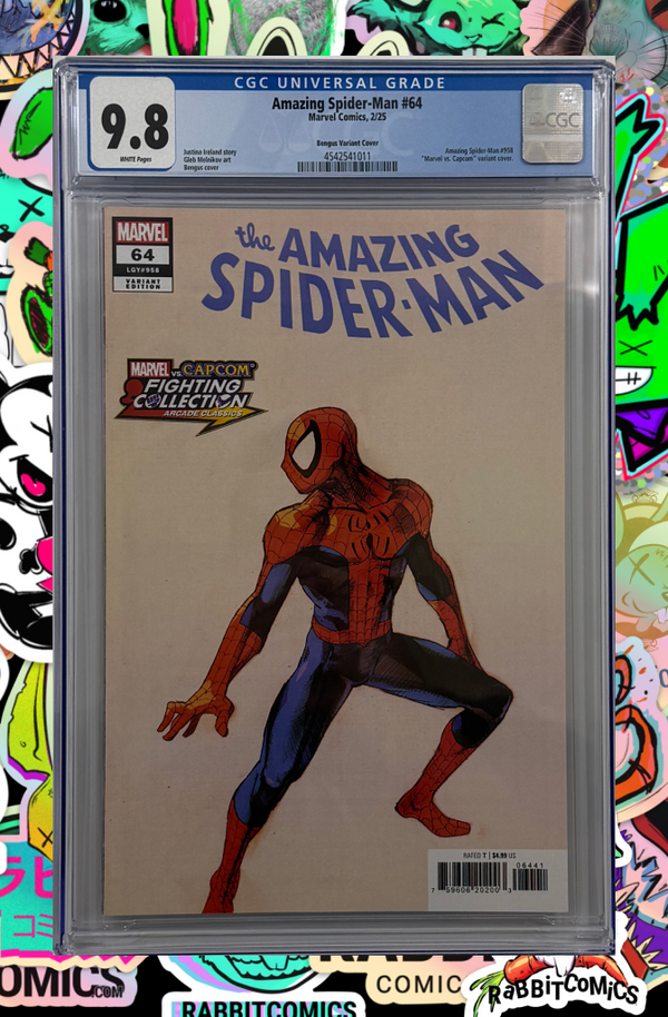 AMAZING SPIDER-MAN #64 | BENGUS MARVEL VS CAPCOM VARIANT | CGC 9.8