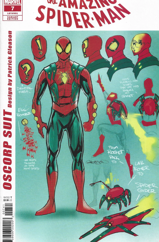 AMAZING SPIDER-MAN #7 | 1:10 RATIO GLEASON OSCORP SUIT VARIANT