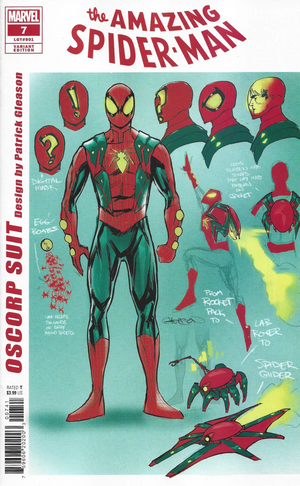 AMAZING SPIDER-MAN #7 | 1:10 RATIO GLEASON OSCORP SUIT VARIANT