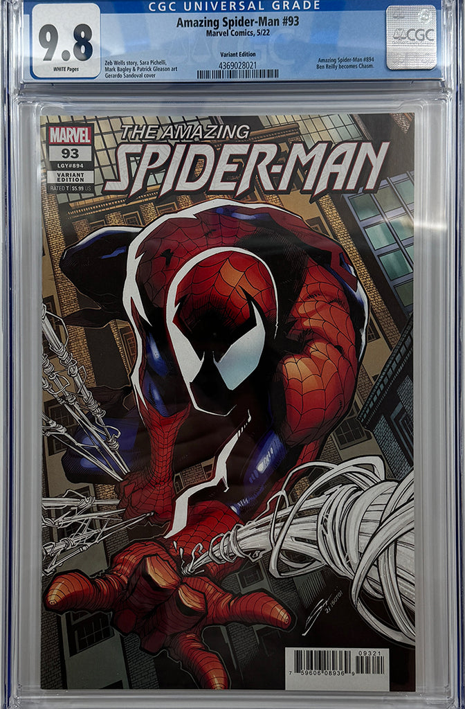 AMAZING SPIDER-MAN #93 | 1:25 Ratio Variant | 1st Chasm | CGC 9.8