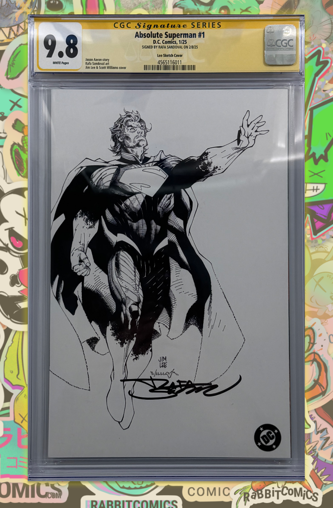 ABSOLUTE SUPERMAN #1  | 1:100 Ratio Variant | SIGNED BY RAFA SANDOVAL | CGC SS 9.8