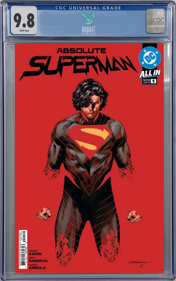 ABSOLUTE SUPERMAN #1 | Second Printing Cvr A Rafa Sandoval | CGC 9.8 | PREORDER