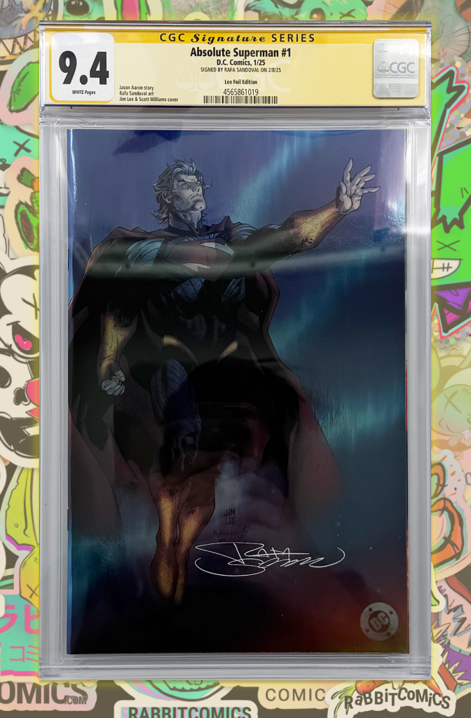 ABSOLUTE SUPERMAN #1  | CVR C JIM LEE FOIL VARIANT | CGC SS 9.4