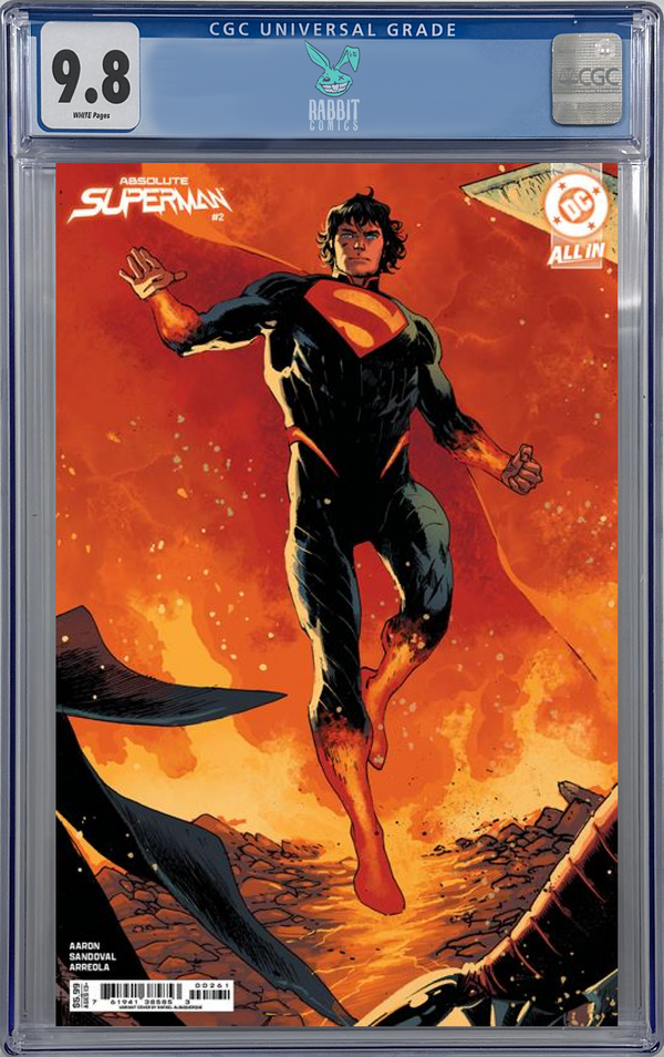 ABSOLUTE SUPERMAN #2 | CVR F RAFAEL ALBUQUERQUE CARD STOCK VAR | CGC 9.8 | PREORDER