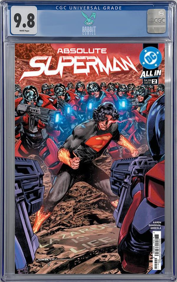 ABSOLUTE SUPERMAN #2 | CVR A RAFA SANDOVAL | CGC 9.8 | PREORDER