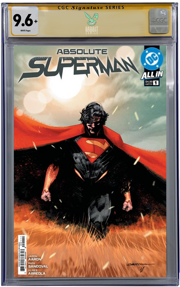 ABSOLUTE SUPERMAN #1  | CVR A RAFA SANDOVAL | CGC SS 9.6+ | PREORDER