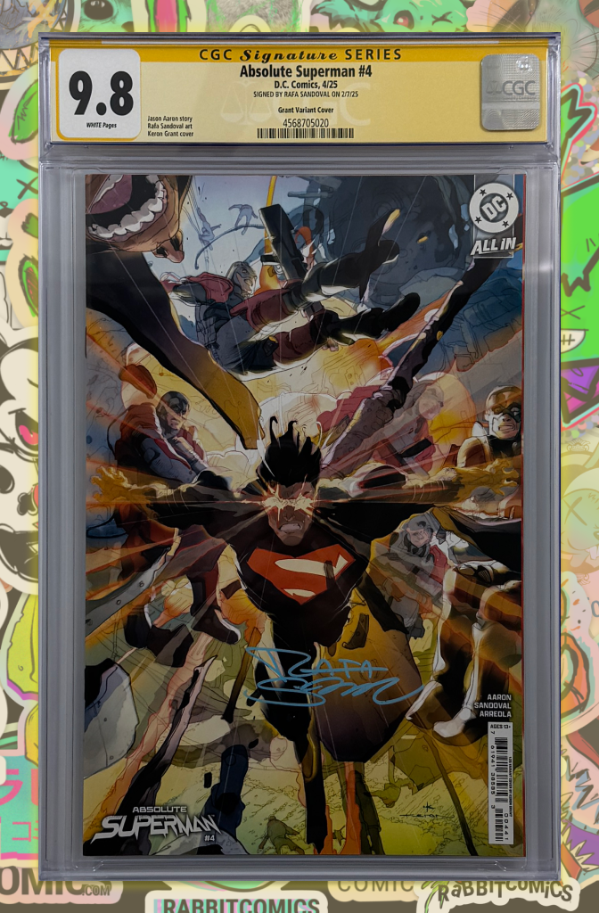 ABSOLUTE SUPERMAN #4 | 1:25 RATIO VARIANT | SIGNED BY RAFA SANDOVAL | CGC SS 9.8