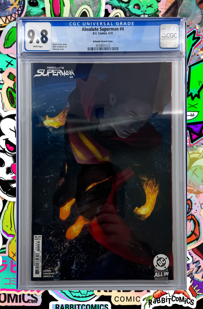 ABSOLUTE SUPERMAN #4 | CVR C RAHZZAH CARD STOCK VAR | CGC 9.8