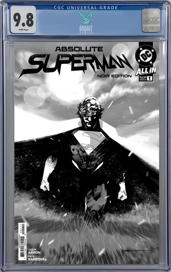 ABSOLUTE SUPERMAN NOIR EDITION #1 (ONE SHOT) | CVR A RAFA SANDOVAL | CGC 9.8 | PREORDER