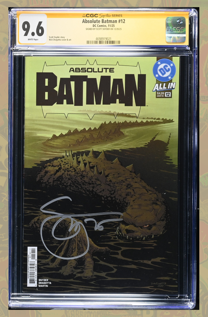 Absolute Batman #12 Cover A | Signed by Scott Snyder | CGC SS 9.6