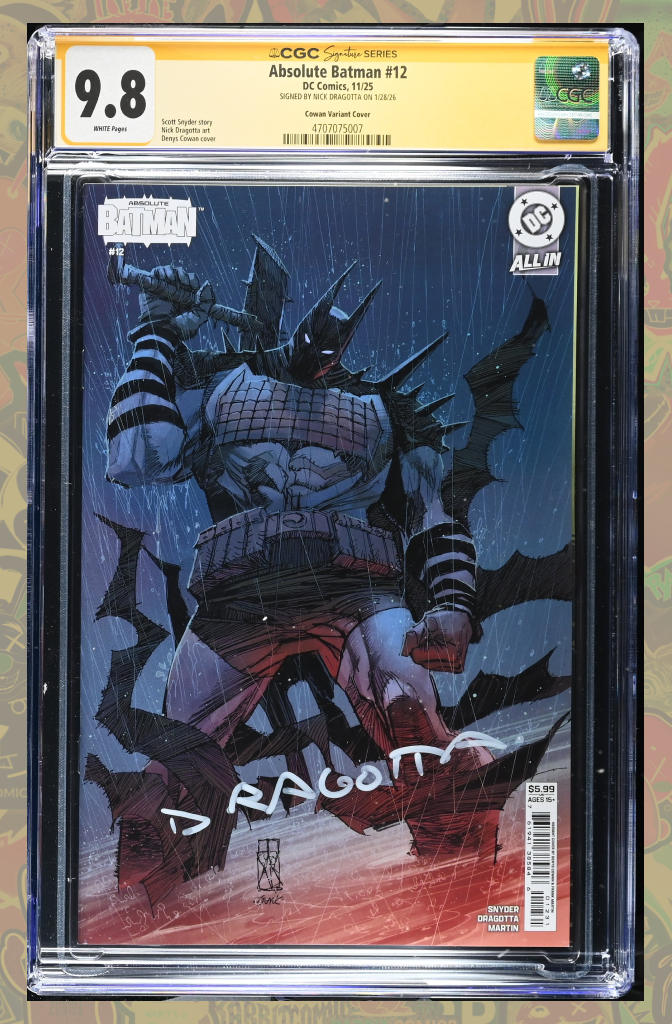 Absolute Batman #12 Cover C Denys Cowan Card Stock Variant | CGC SS 9.8