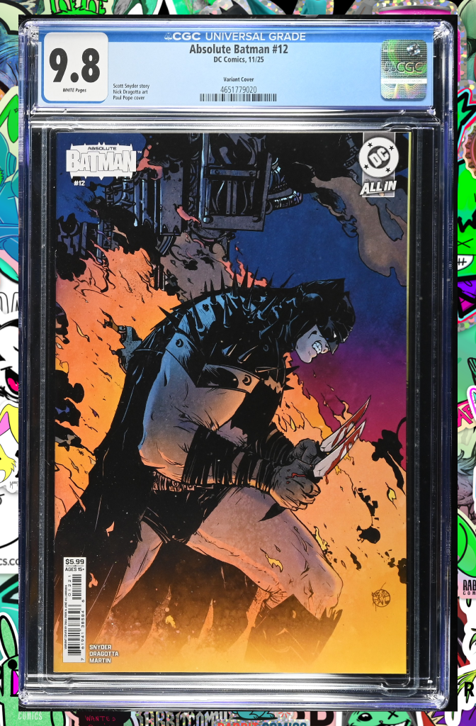 Absolute Batman #12 Cover B Paul Pope Card Stock Variant | CGC 9.8