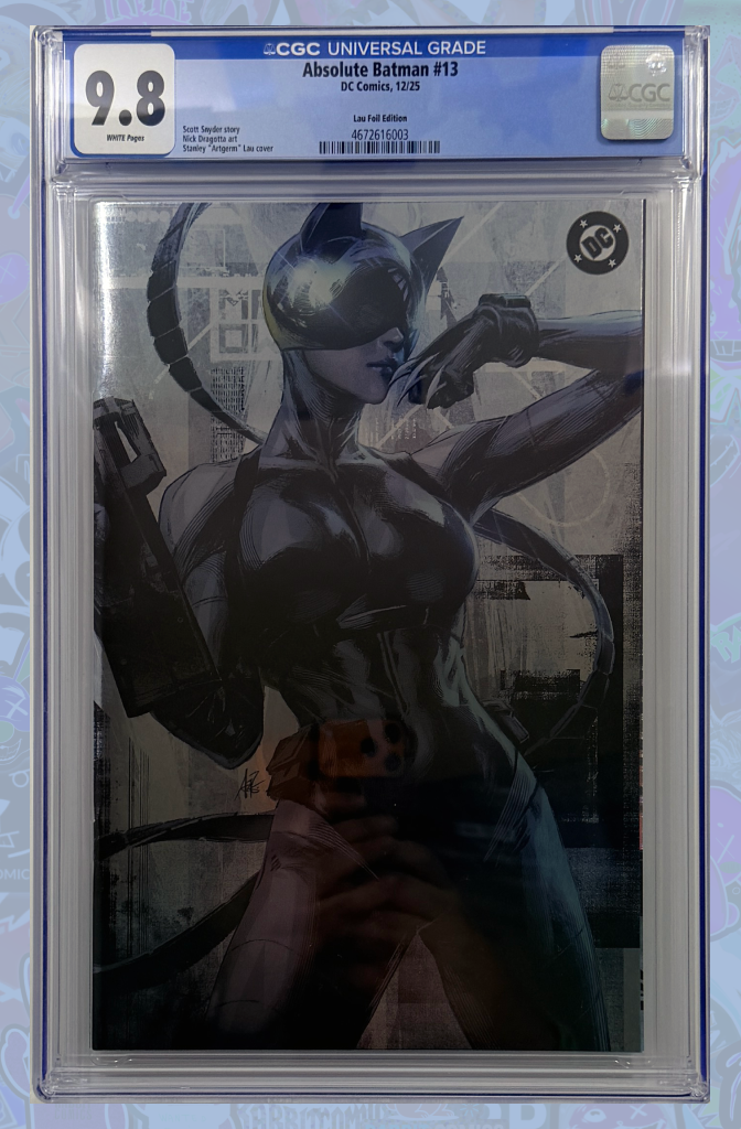 Absolute Batman #13 Cover F Stanley Artgerm Lau Foil Variant | CGC 9.8