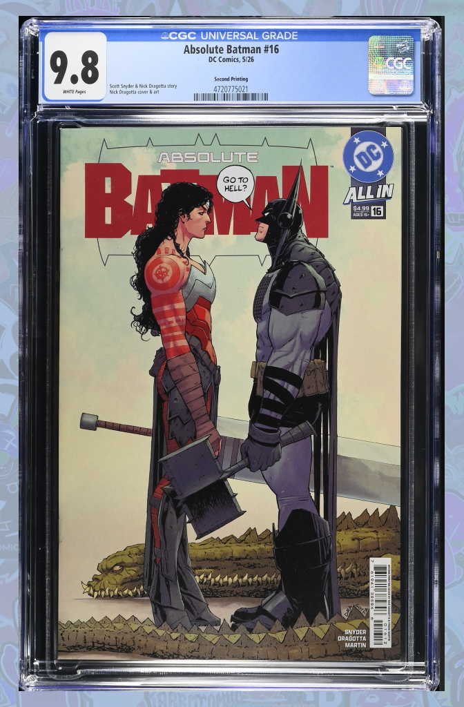 Absolute Batman #16 2nd Print Cover A Nick Dragotta | CGC 9.8