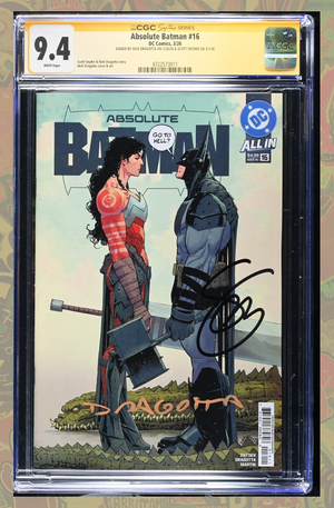 Absolute Batman #16 | Cover A | 2x Signed | CGC SS 9.4