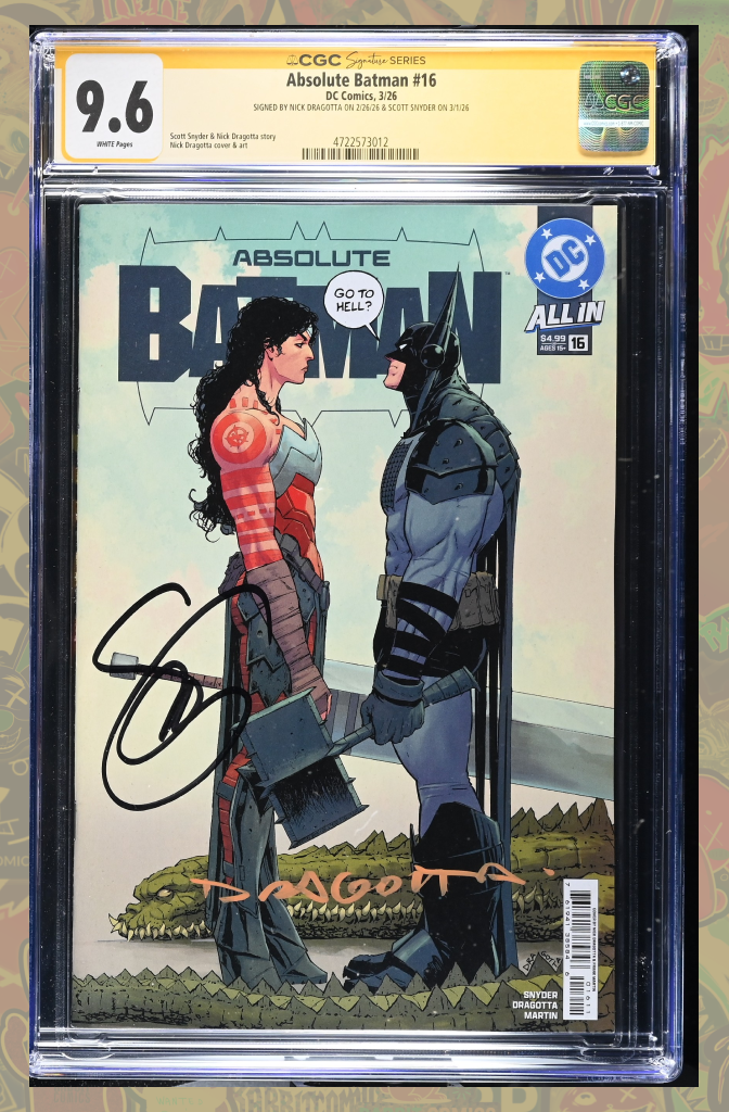 Absolute Batman #16 | Cover A | 2x Signed | CGC SS 9.6