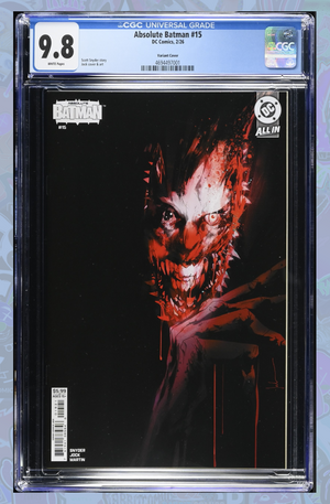 ABSOLUTE BATMAN #15 CVR B JOCK CARD STOCK VAR | CGC 9.8