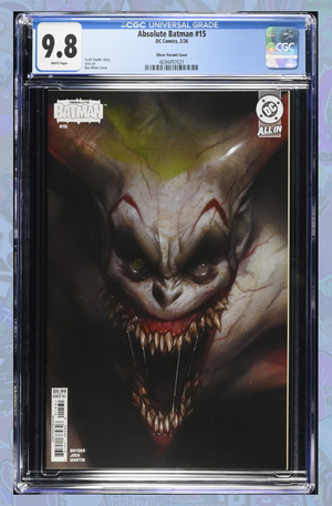 ABSOLUTE BATMAN #15 CVR C BEN OLIVER CARD STOCK VAR | CGC 9.8