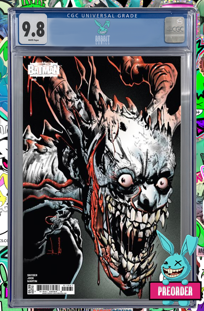 ABSOLUTE BATMAN #15 CVR D BRIAN BOLLAND JOCK CARD STOCK VAR | CGC 9.8 | PREORDER