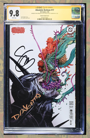 Absolute Batman #17 Cover D Eric Canete Variant | 2x Signed | CGC SS 9.8