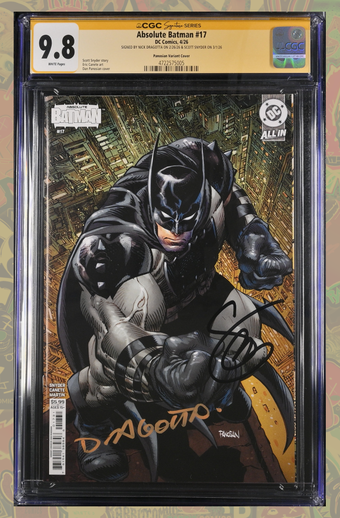 Absolute Batman #17 Cover C Dan Panosian | 2x Signed | CGC SS 9.8