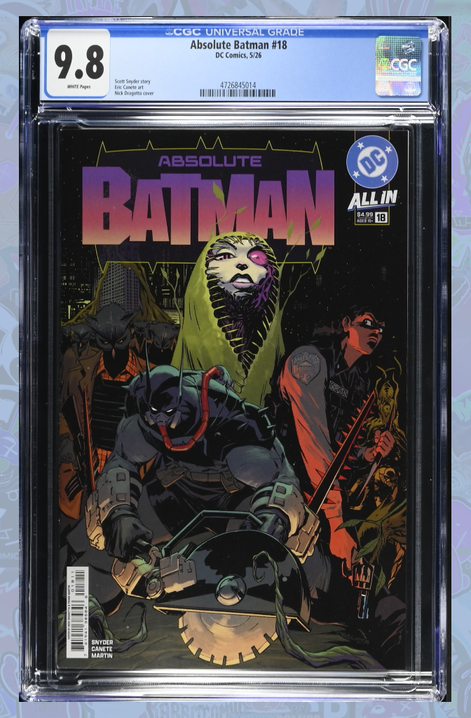 Absolute Batman #18 Cover A Nick Dragotta | CGC 9.8